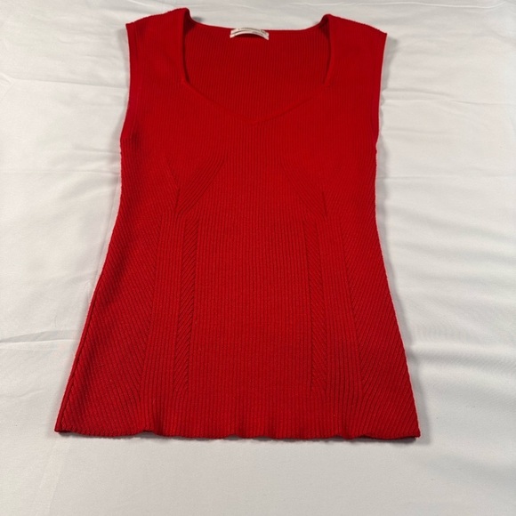 Anthropologie Red Midi Skirt for Cocktail Events - Picture 5 of 10